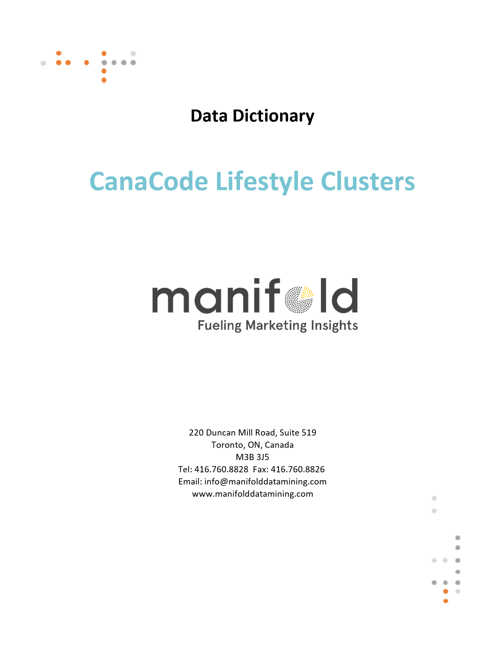 CanaCode Lifestyle Cluster