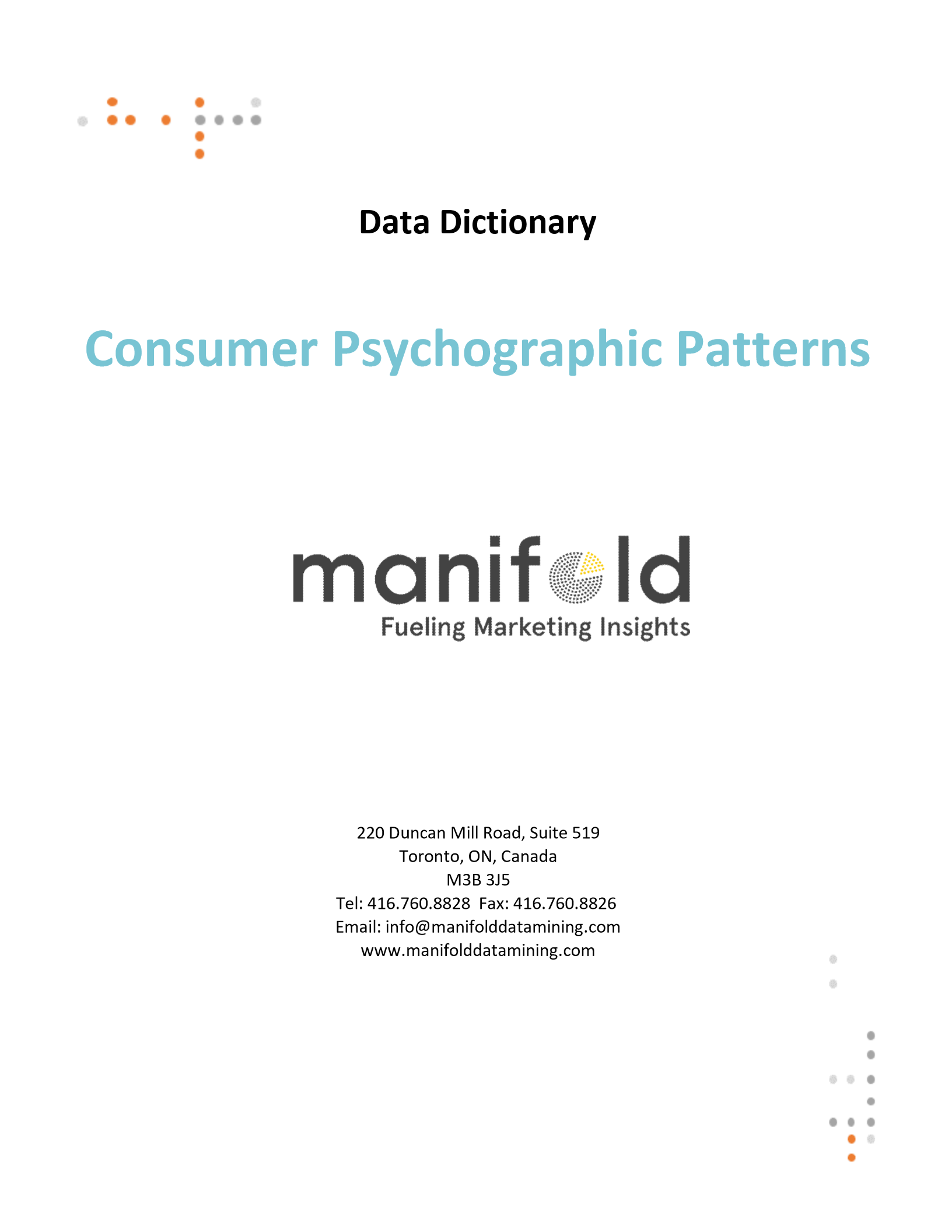 Consumer Psychographic Patterns