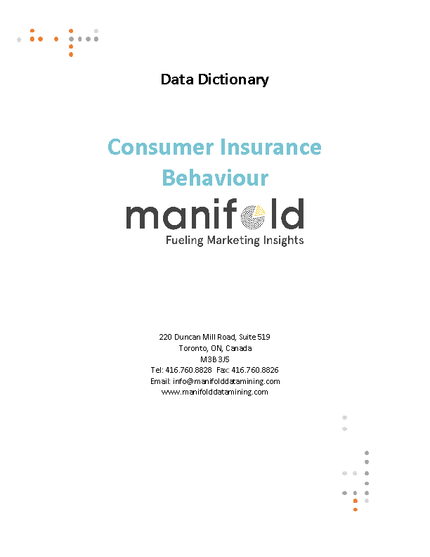 Consumer Insurance Behaviour