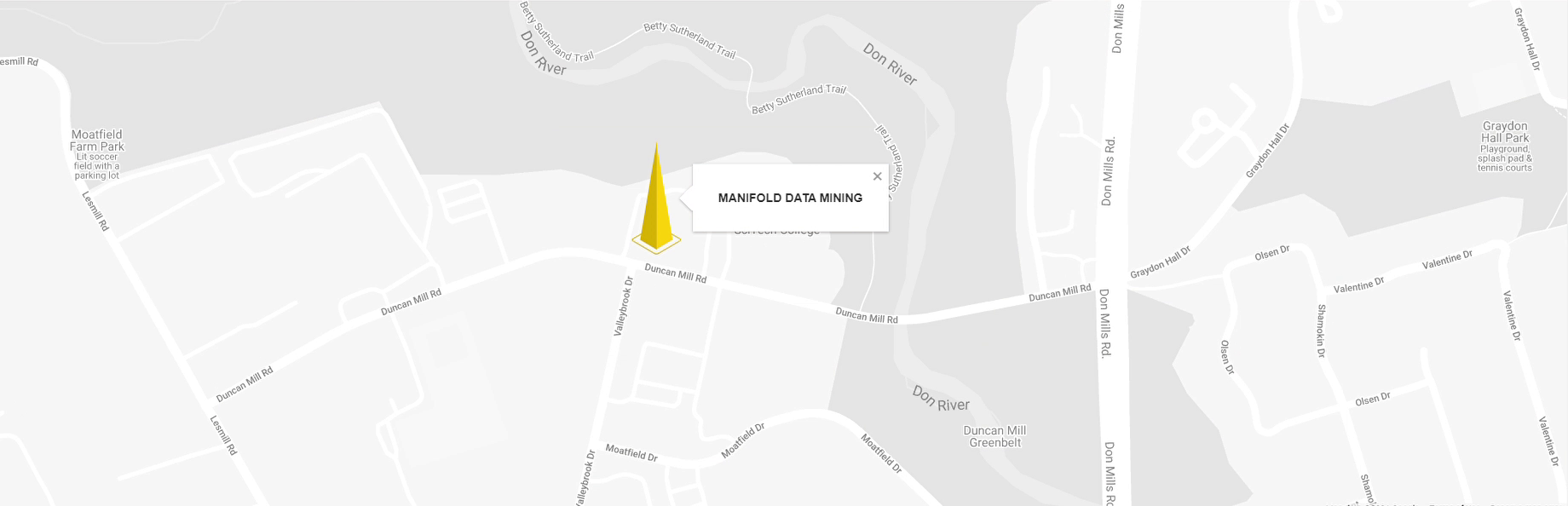 Map of Manifold Data Mining Office Location