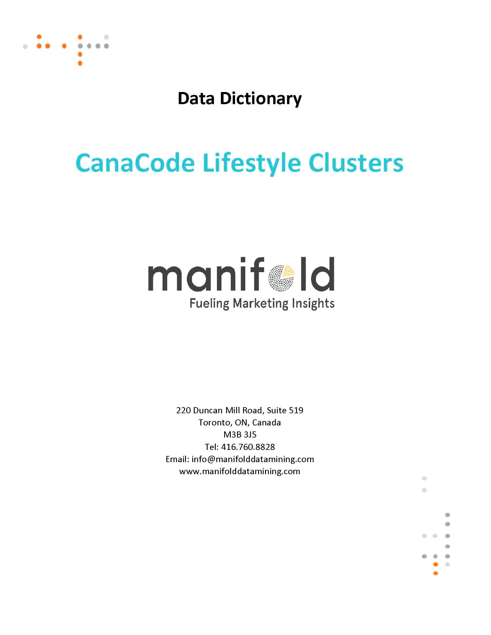 CanaCode Major Cluster Descriptions_Page_01